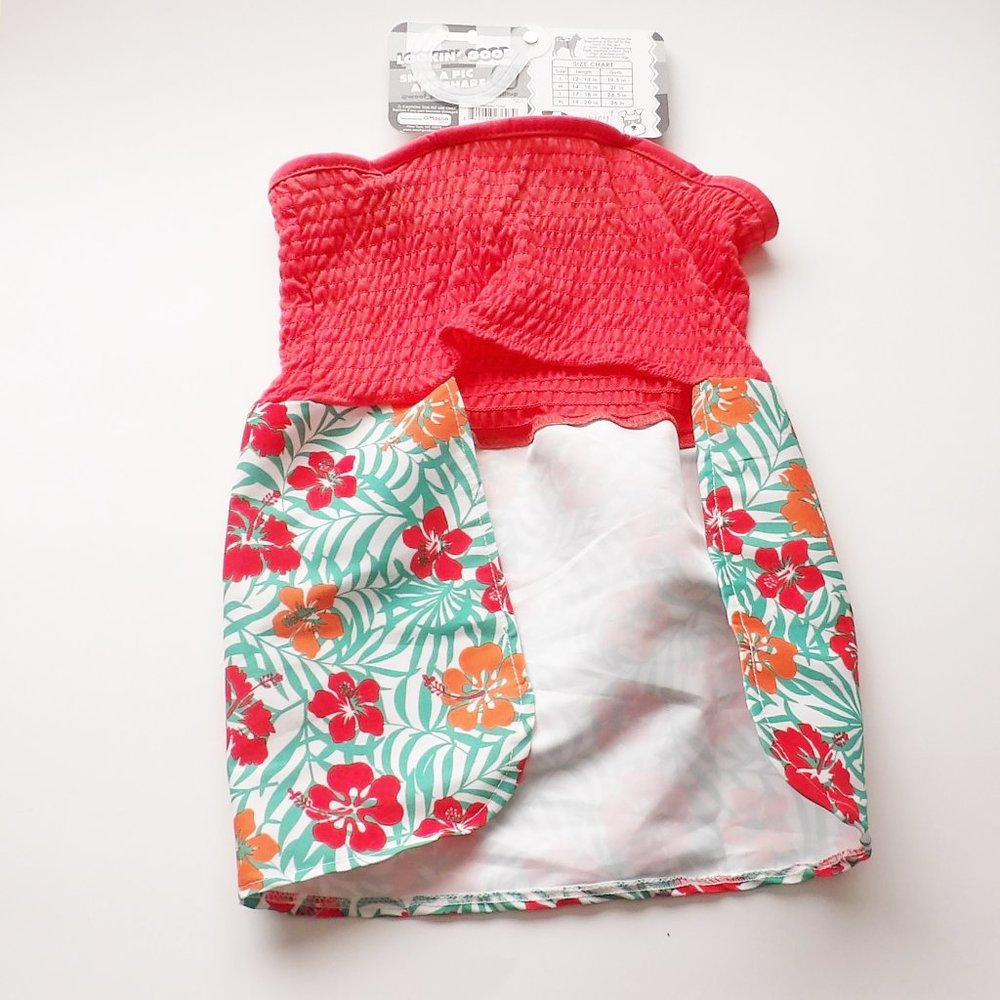 Woof Pet Apparel Smocked Summer Sun Dress Size XL NEW - Picture 6 of 7